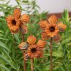 Set of 3 Metal Daffodil's - Image 2