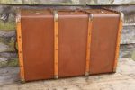 Brown Steamer Trunk #2 - Image 4