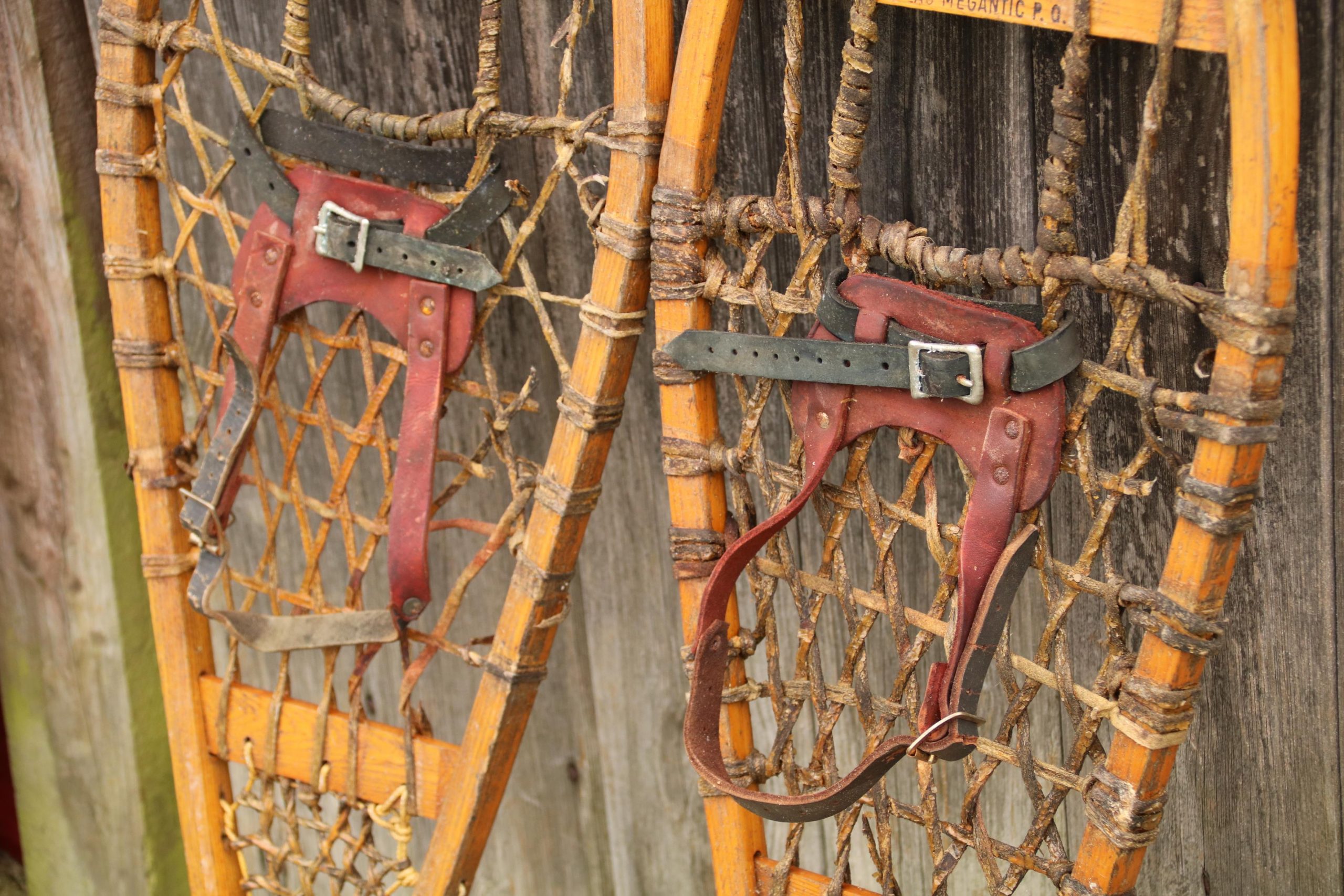 Vintage Snow Shoes 4 Orchard Garden Antiques