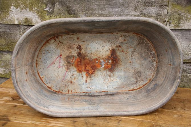Galvanised Baby Bath #11 - Image 4